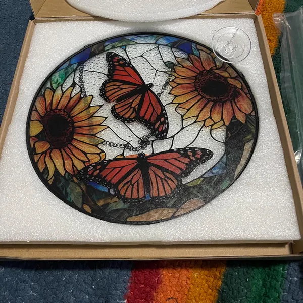 butter - Stained Glass Suncatcher UK Store