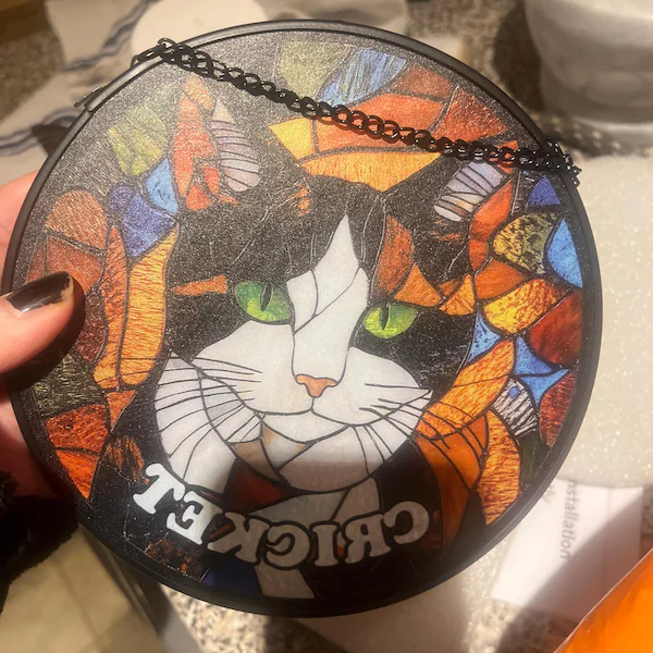cat - Stained Glass Suncatcher UK Store