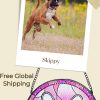 stained glass dog suncatcher - Stained Glass Suncatcher UK Store